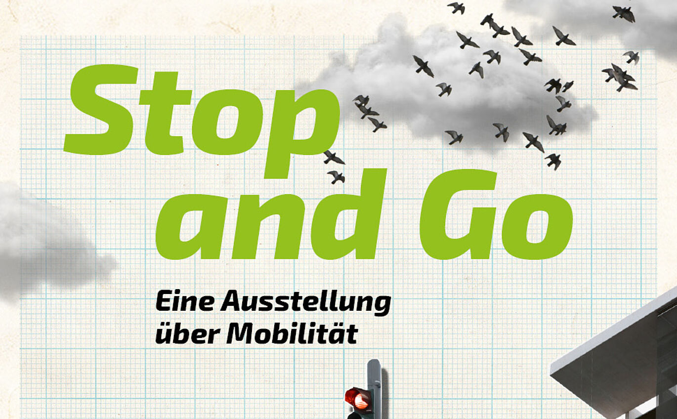 Digitale Key Visual Gestaltung für die Ausstellung Stop and Go - Eine Ausstellung über Mobilität 
